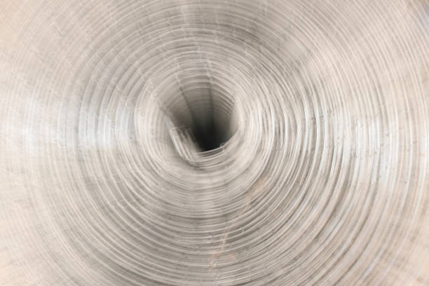istock Blurred Rolls of Metal Wire 1460672696