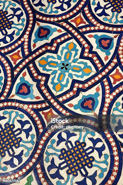 Moroccan Mosaic Tilework Stock Photo - Download Image Now - Arabia, Arabic Style, Cultures
