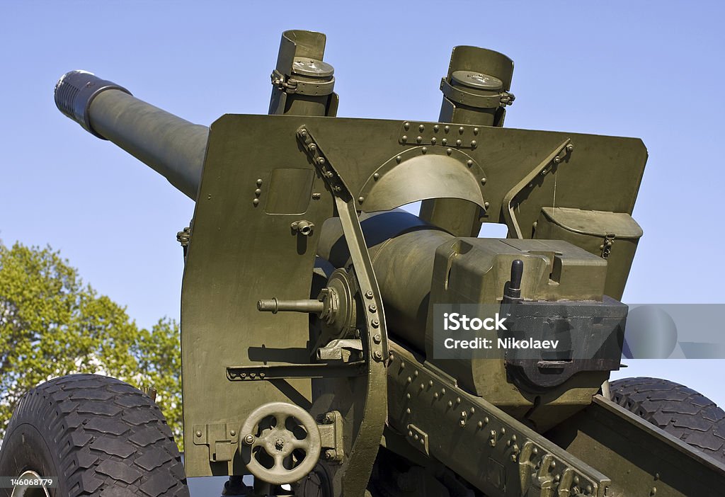 Artillery gun - Lizenzfrei Abfeuern Stock-Foto