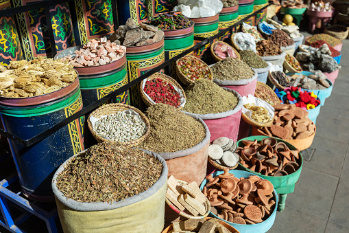 Spice shop, Marrakech, Morocco