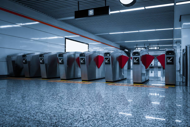 istock Ticket gates at subway station 1460692636