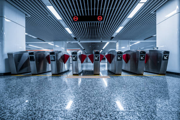 istock Ticket gates at subway station 1460692702