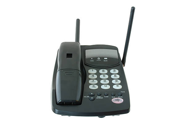 istock Black coloured  radio-telephone. 146069632