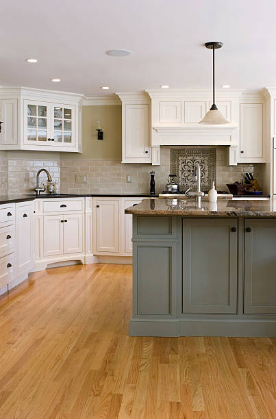 Modern interior  kitchen stock photo