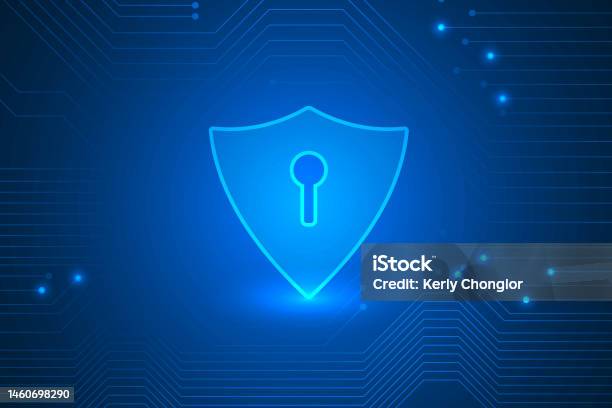 Cyber Security And Protection Innovation Technology Abstract Background ...
