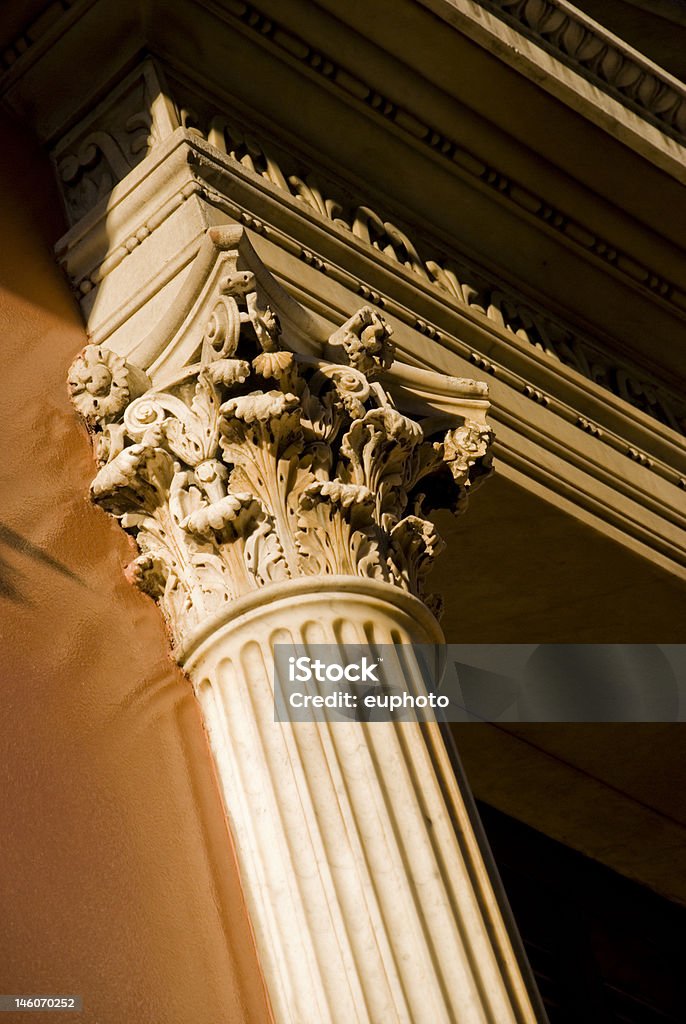 Colonnes corinthiennes en marbre - Photo de Bâtiment vu de l'extérieur libre de droits