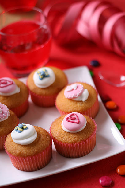 Cupcakes at a party #5 stock photo