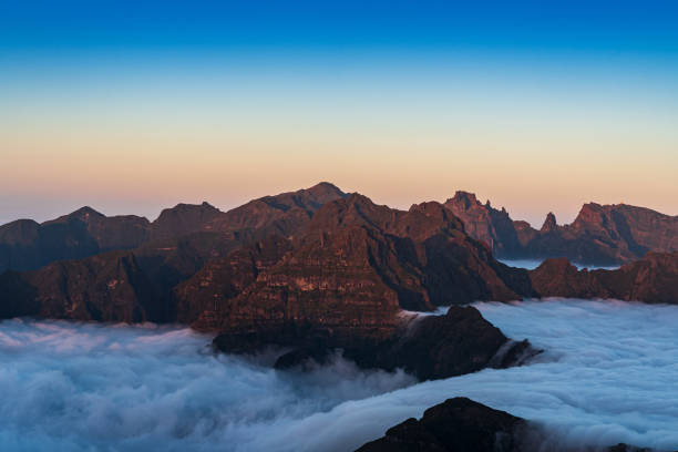 istock Amazing view from Bica da Cana in Madeira during sunset 1460705504