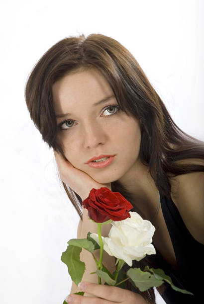 istock Women and roses 146070627