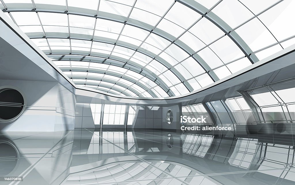modern architecture 3d render Architecture Stock Photo
