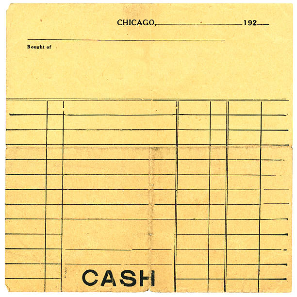 istock Vintage Sales Receipt from the 1920's 146070875