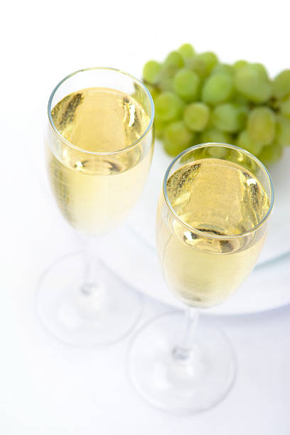 istock Glasses of wine with grape 146070975