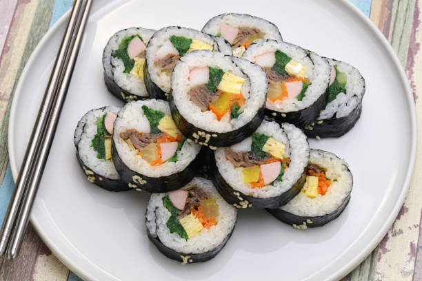 istock Gimbap, a Korean rice dish 1460710902