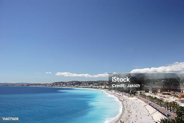 Nizza Costacon Spazio Vuoto - Fotografie stock e altre immagini di Spiaggia - Spiaggia, Abbronzarsi, Ambientazione esterna