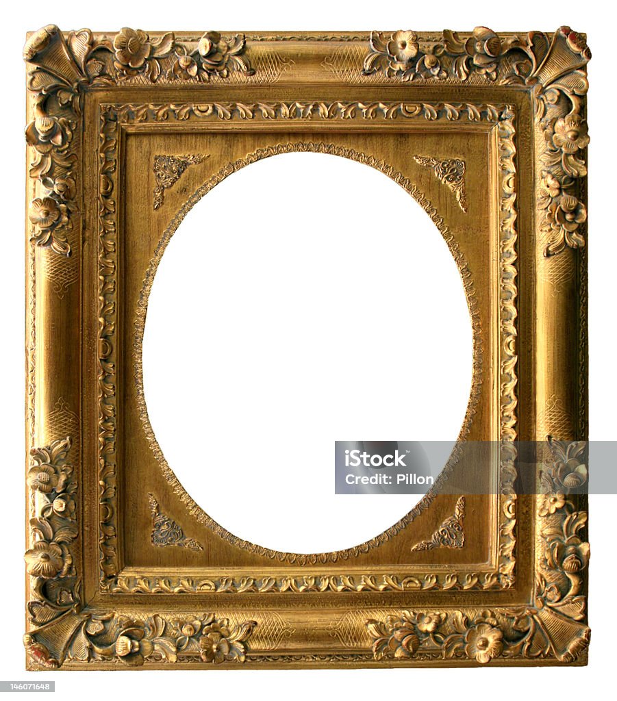 Moldura de ouro arte - Foto de stock de Moldura de Quadro - Composição royalty-free