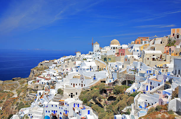 istock Oia village on Santorini island 146072096