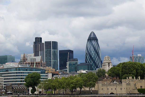 istock Contrast between ancient and modern in London 146072162