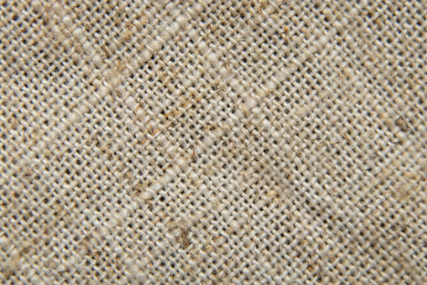 istock beige brown linen background, linen fabric 1460724001
