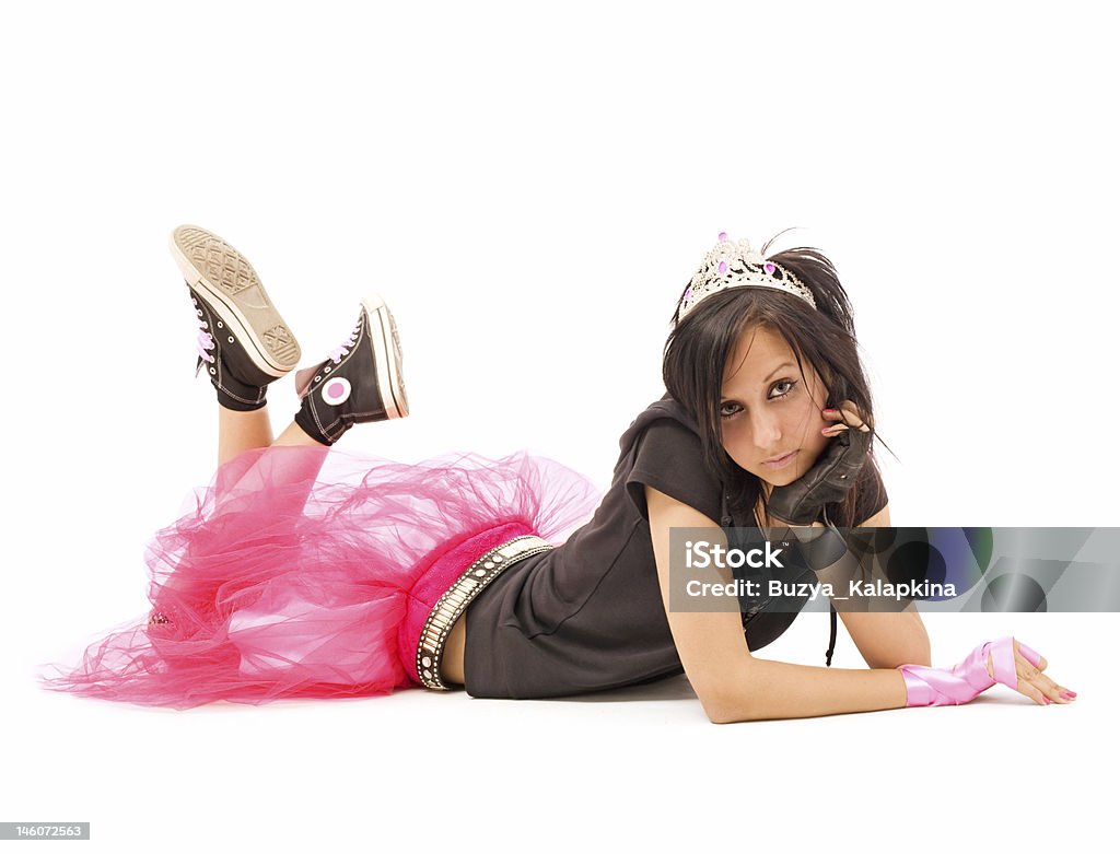 Pôr emo Menina - Royalty-free Adolescente Foto de stock