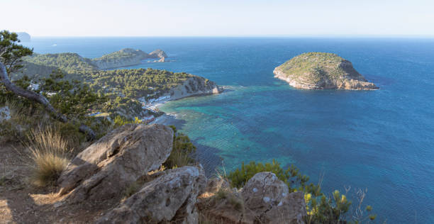 istock Beautiful aerial view from the Mediterranean coastline 1460726392