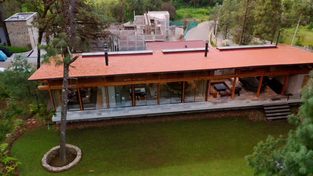 Exterior view of a modern house in Mexico