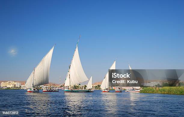 Nile River In Egypt Stock Photo - Download Image Now - Nile River, Pyramid, Pyramid Shape