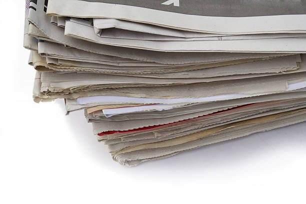 istock disorderly pile of the old newspapers 146072881
