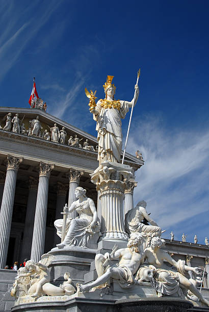Austrian parliament in Vienna.