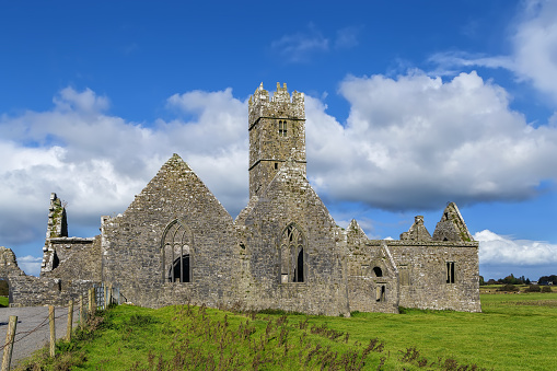 Ross Errilly Friary is a medieval Franciscan friary located about a mile to the northwest of Headford, County Galway, Ireland