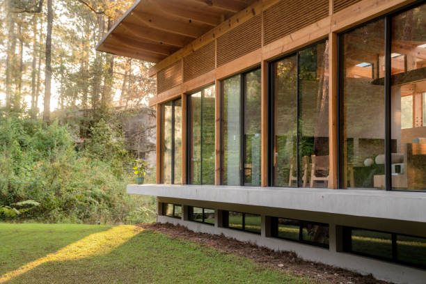 Exterior view of a modern house in Mexico