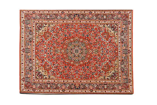 Persian Rug isolated on white background