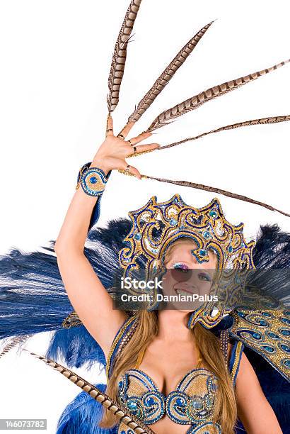 Carnaval Dança De - Fotografias de stock e mais imagens de Adereço para a Cabeça - Adereço para a Cabeça, Adulto, Azul
