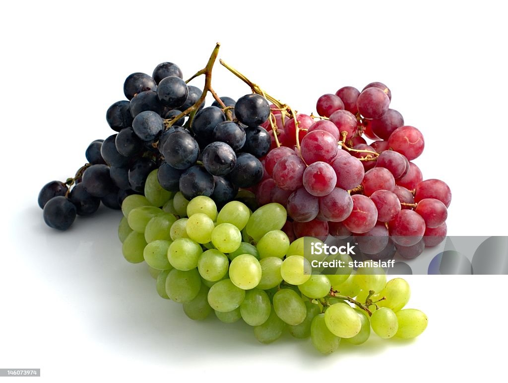 Colorido uvas - Foto de stock de Azul libre de derechos