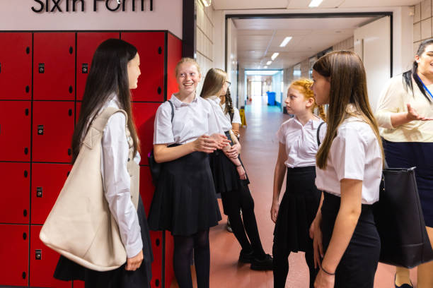 istock Talking in The School Corridor 1460739815