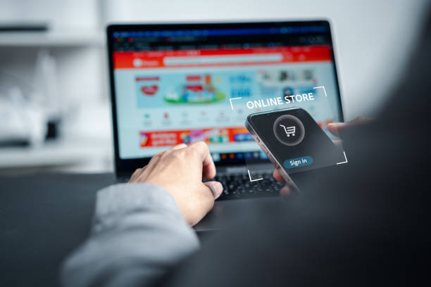 istock Access paying online payment concept. Man hand using smart phone, banking and online shopping via banking mobile app, E-transaction and financial technology, E-commerce delivery online payment. 1460740215
