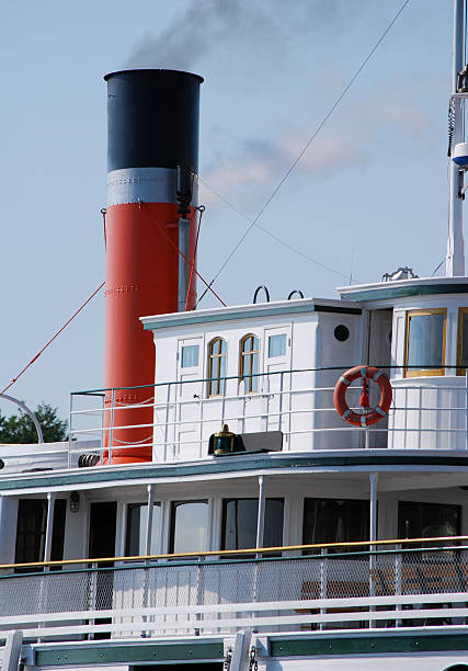 istock Midsection of an old steam ship 146074086