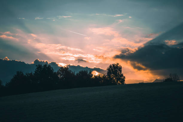 istock A horizontal shot of a sunrise 1460741239