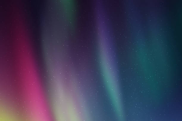istock Vibrant colorful Aurora borealis background - great for wallpaper 1460741850