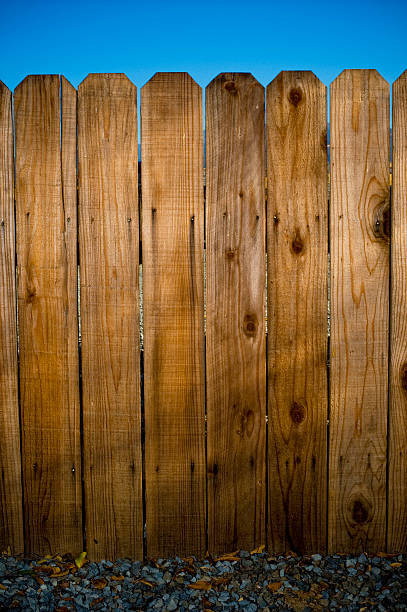 istock Wood Fence + Sky 146074446