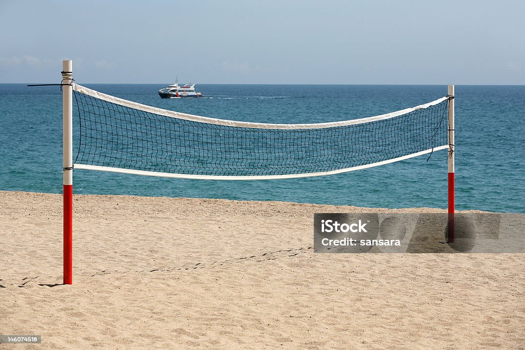 ビーチビーチバレー - スペインのロイヤリティフリーストックフォト