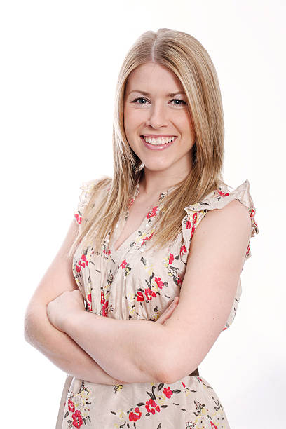 istock Pretty female model smiling 146074602