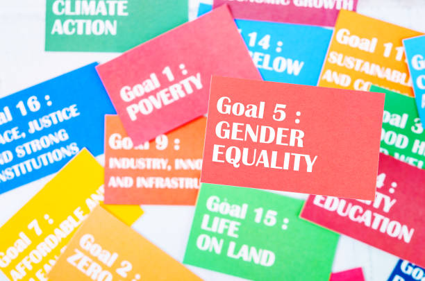 istock The Goal 5 : Gender Equality. The SDGs 17 development goals environment. Environment Development concepts. 1460756692