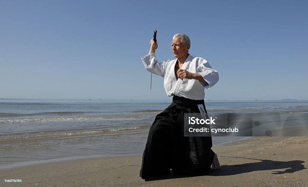 Formación de Aikido - Foto de stock de Ninja libre de derechos