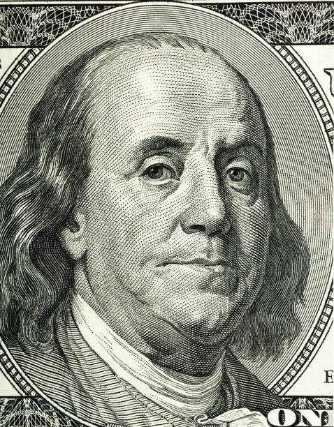 istock Franklin portrait on one hundred american dollar close up 1460765250