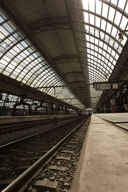 istock The architecture of modern train station 146076536