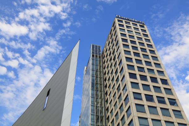 Harenberg City Center HCC office building in Dortmund, Germany. The building is used by Hays, AOK NordWest, Cassini and other companies.