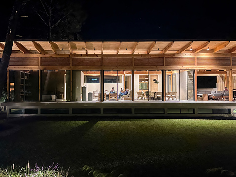 Exterior view of a modern house in Mexico