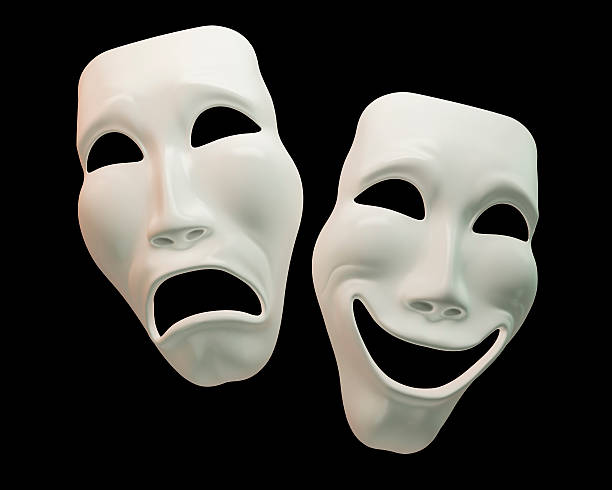 istock Drama and comedy-theatre symbols 146077206