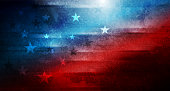 Grunge concept USA flag abstract vector background