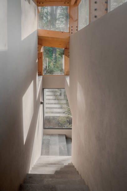 Interior view of a modern house in Mexico